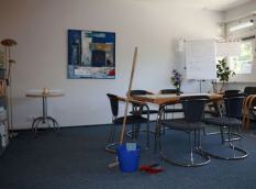 Reinigung von Büroräumen